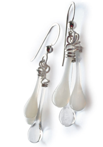 Trio Earrings "Cloudy with a chance of raindrops"