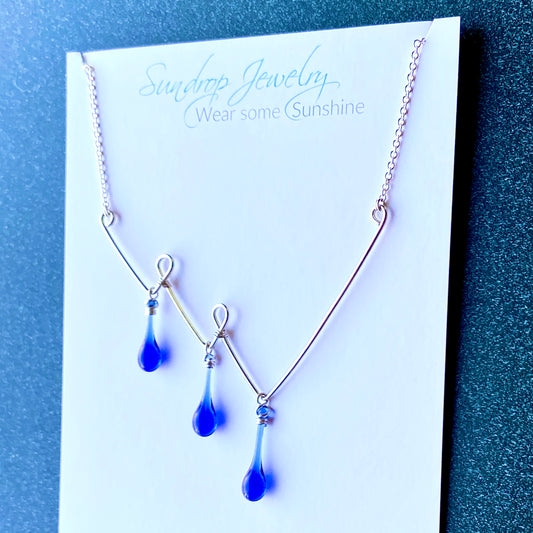 Asymmetric Valleys Necklace