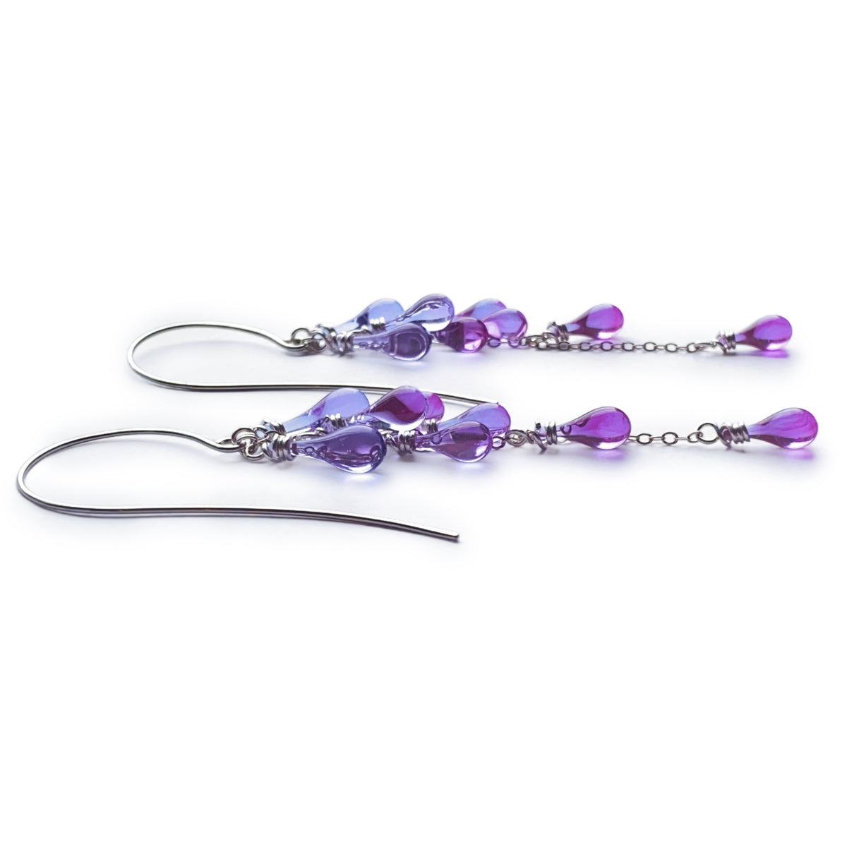 Magenta Lanata Earrings - Sundrop Jewelry