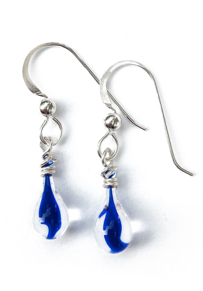 Demi Drop Earrings - glass Earrings by Sundrop Jewelry