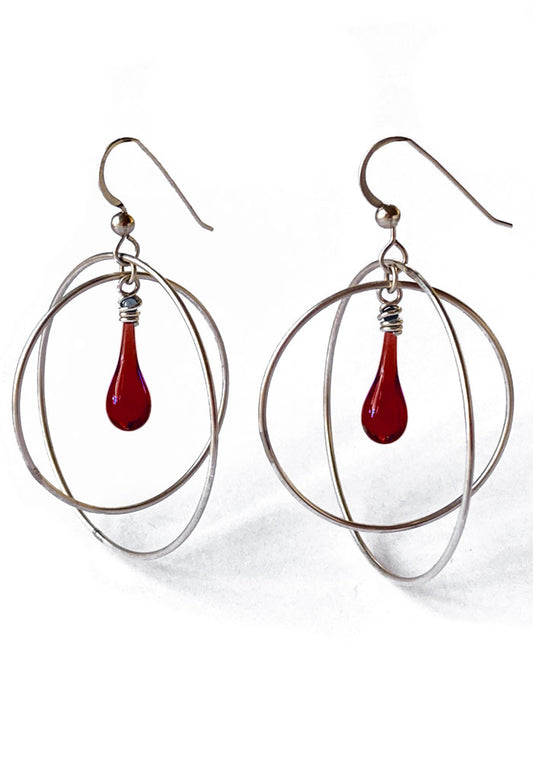 Gyroscope Earrings, large