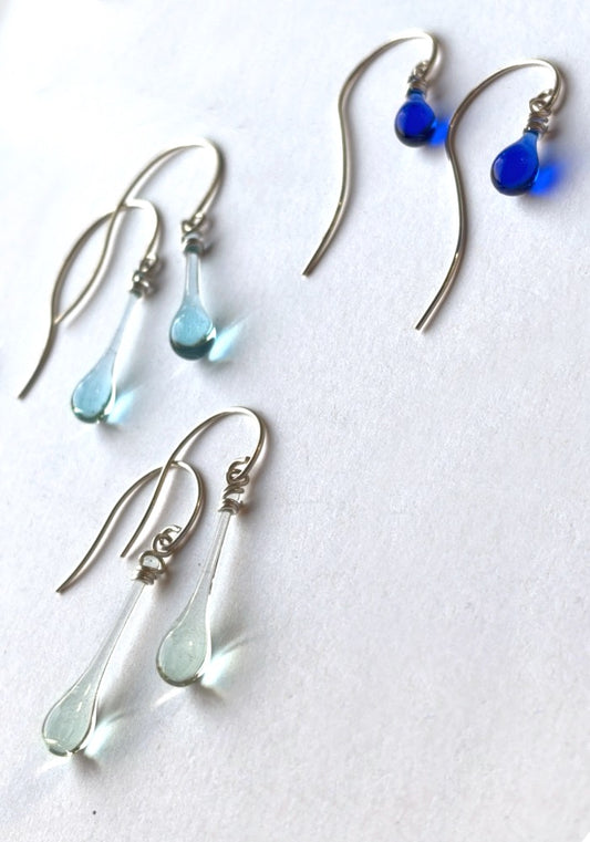 Handmade Hook Earrings, Coca-Cola - Sundrop Jewelry