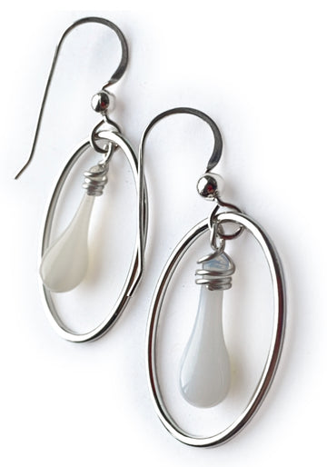 Ivory Cameo Earrings