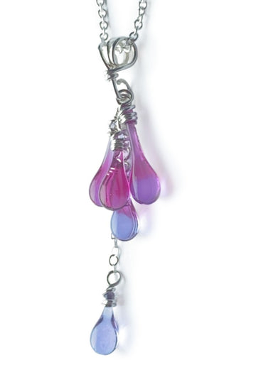 Collina Necklace, Magenta - Sundrop Jewelry