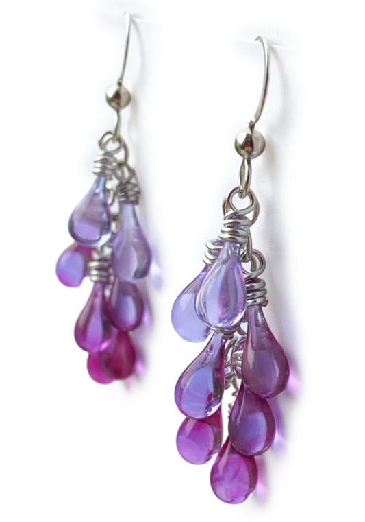 Napa Earrings - Pinot Noir