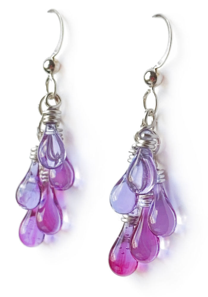 Sonoma Earrings - Pinot Noir