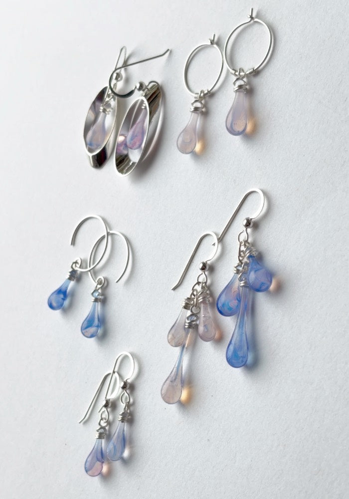 Asymmetric Blossoms Trio Earrings - Sundrop Jewelry