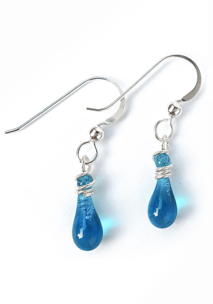 Demi Drop Earrings - glass Earrings by Sundrop Jewelry