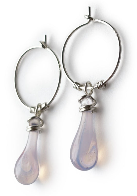 Blossoms Small Hoop Earrings - Sundrop Jewelry