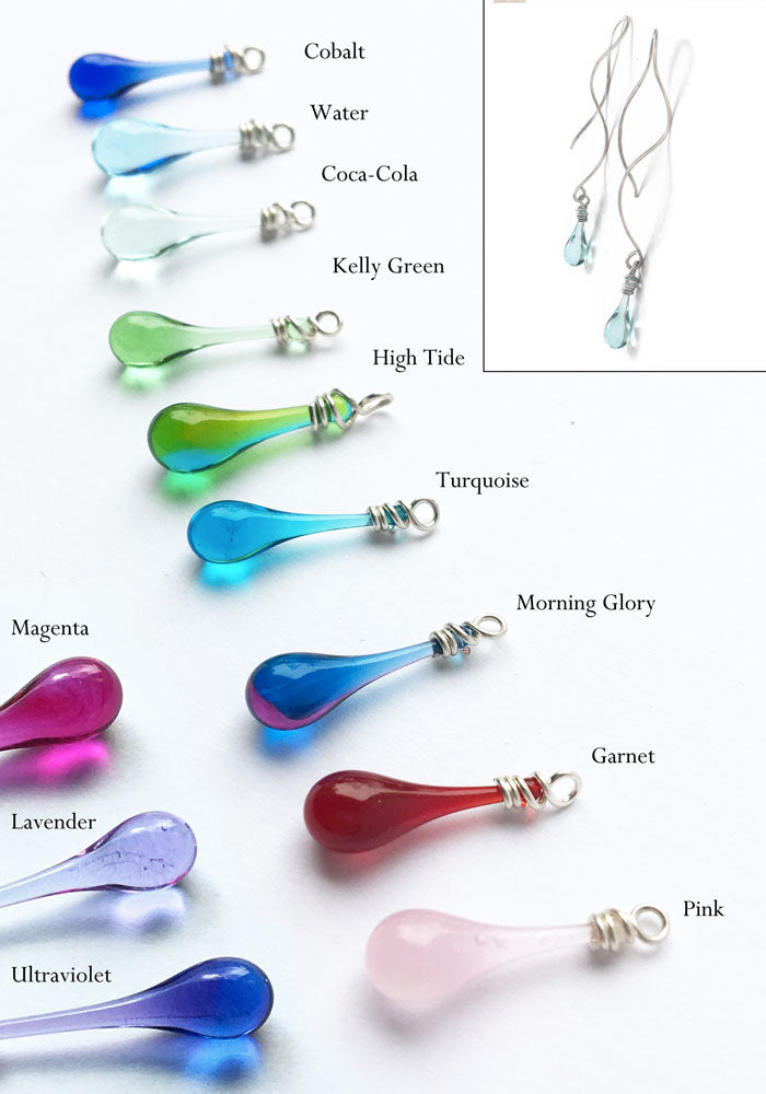 Illusion Earrings - glass Earrings by Sundrop Jewelry