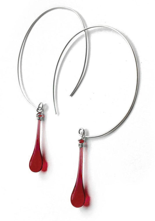 Circle Earrings, large