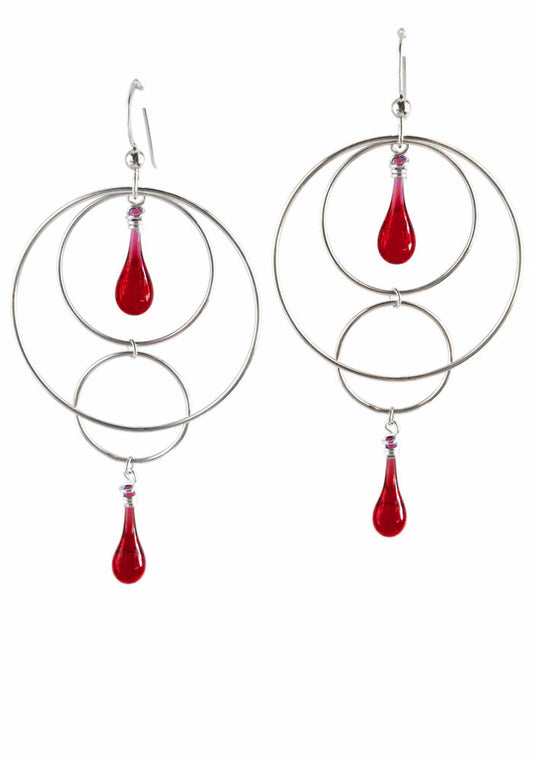 Orbital Motion Earrings, large