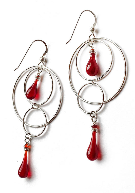 Orbital Motion Earrings, small