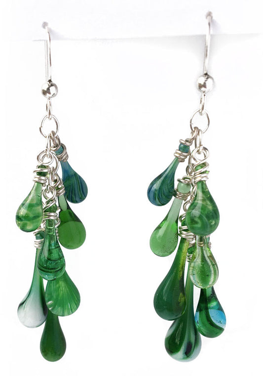 Greenery Waterfall Earrings