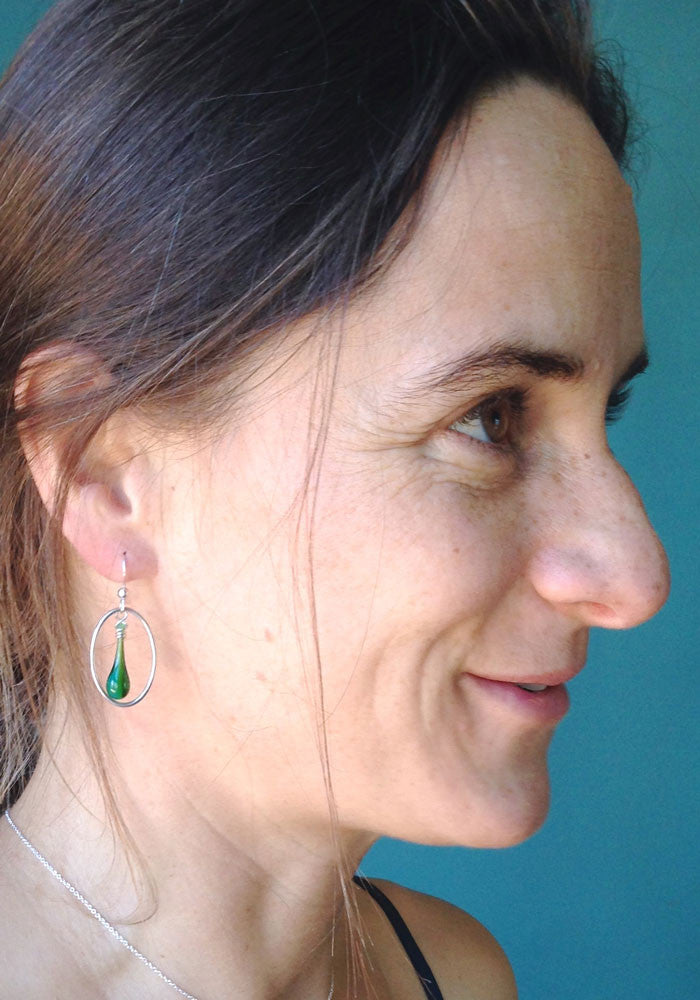 Garnet Cameo Earrings - Sundrop Jewelry