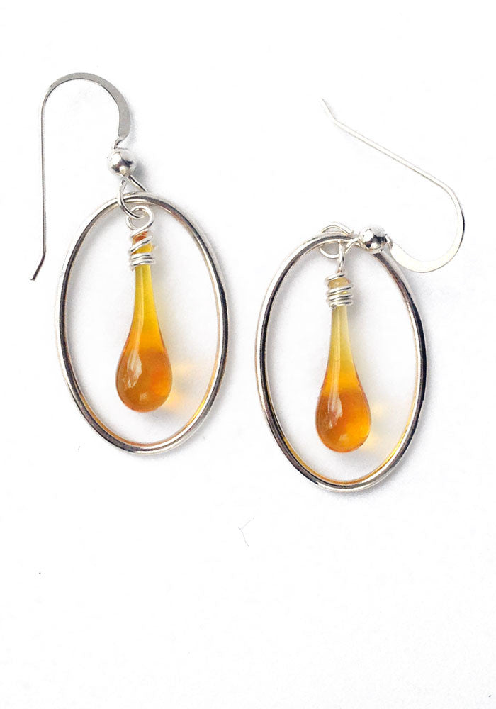 Honey Cameo Earrings - Sundrop Jewelry