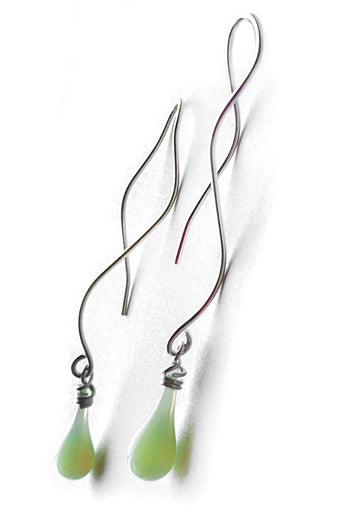 Jadeite Illusion Earrings