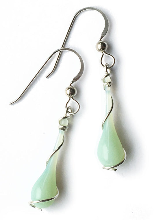 Jadeite Lyra Earrings