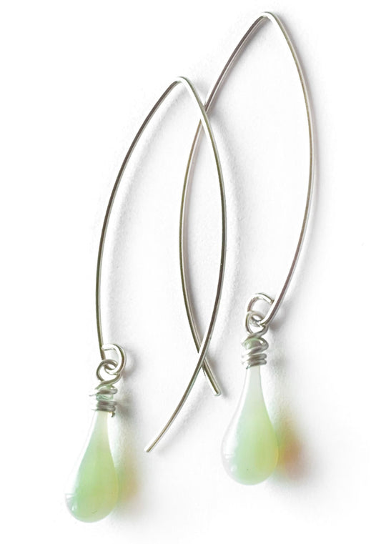 Jadeite Marquise Earrings