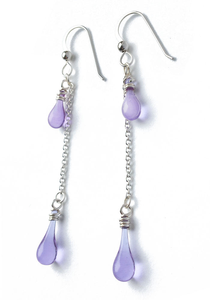 Eriantha Earrings - glass Jewelry by Sundrop Jewelry