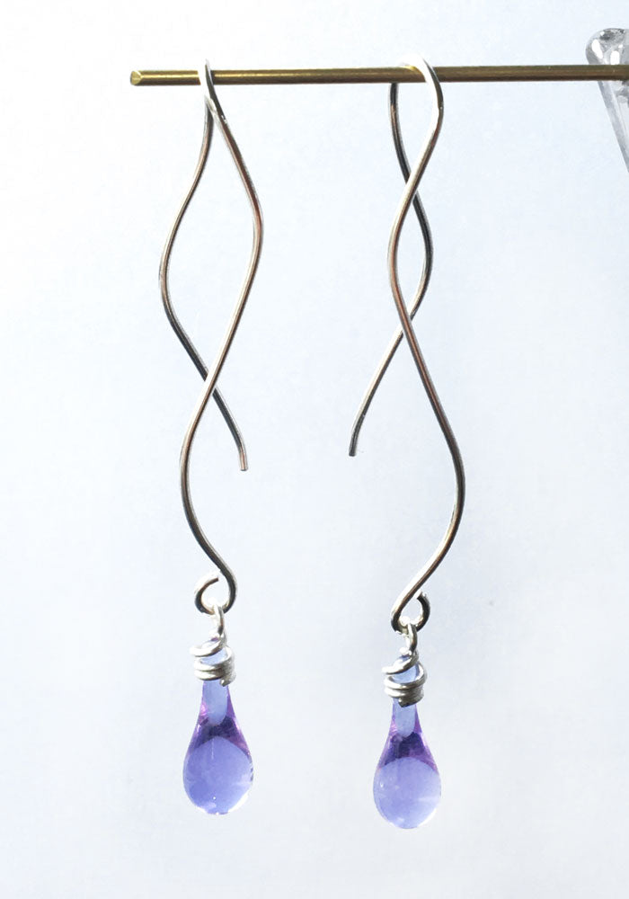 Illusion Earrings - glass Earrings by Sundrop Jewelry