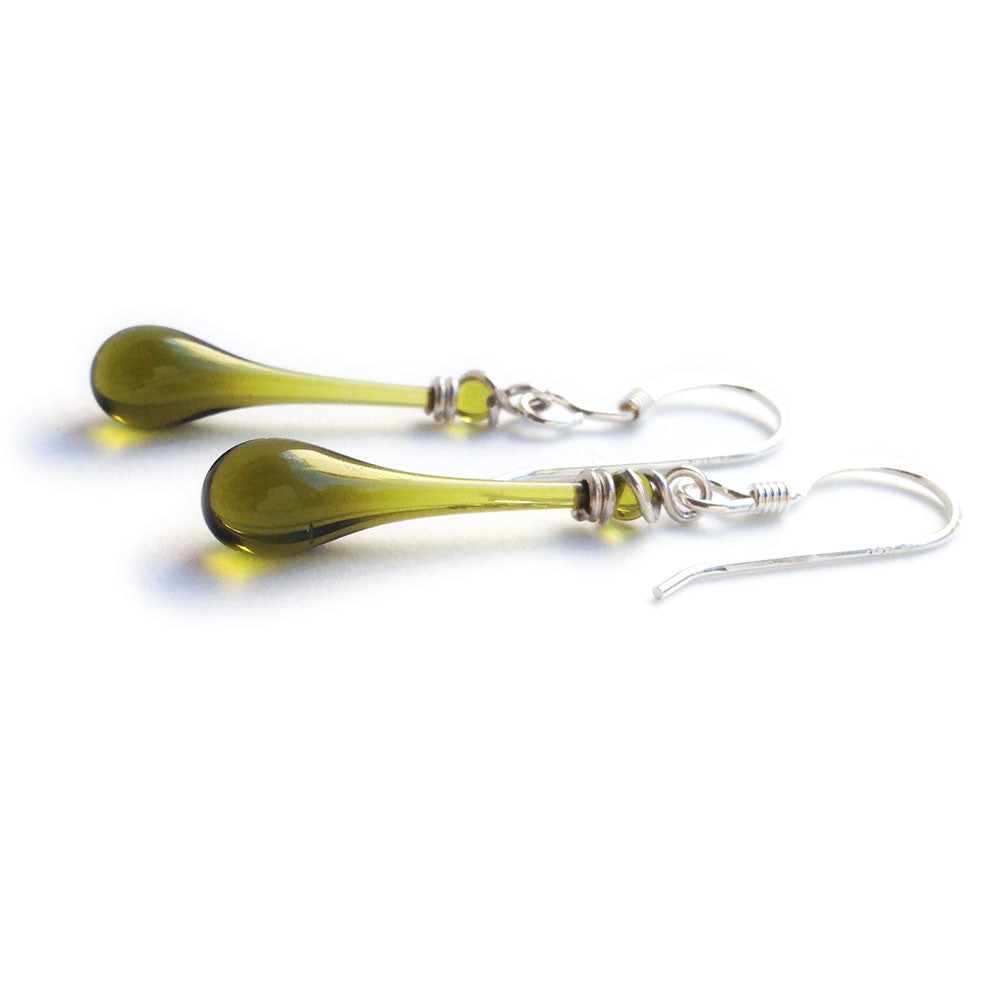 Martinellis Solaris Glass Earrings - glass Jewelry by Sundrop Jewelry