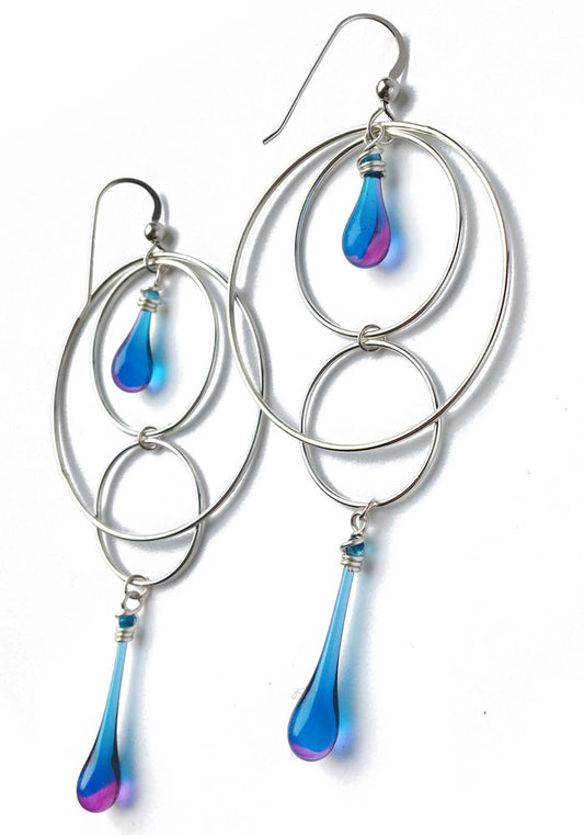 Orbital Motion Earrings, large