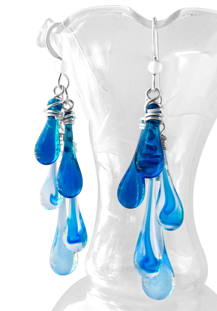 Tropical Waters Cascade Earrings - Sundrop Jewelry