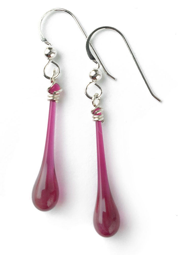 October Birthstone: Watermelon Tourmaline - glass Jewelry by Sundrop Jewelry