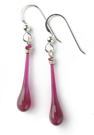 October Birthstone: Watermelon Tourmaline - glass Jewelry by Sundrop Jewelry
